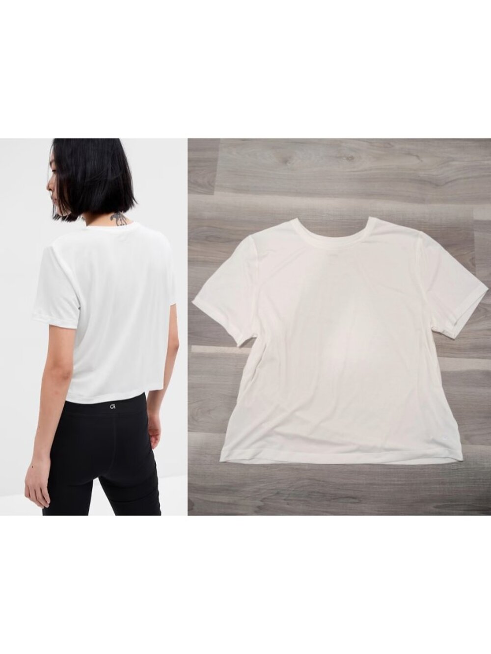 GAP | GapFit Short Sleeve Active T-Shirt In Optic White (Large-Tall)